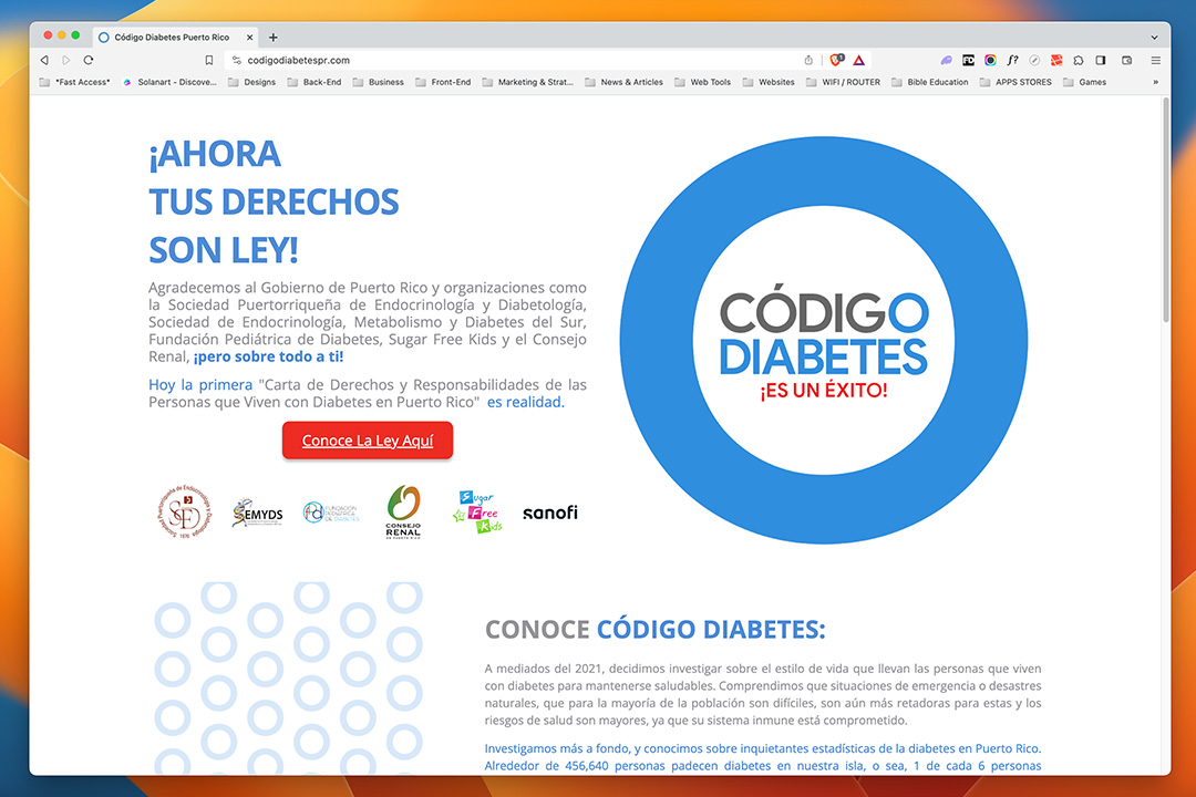 Código Diabetes PR project showcase